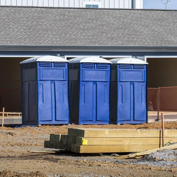 Heavy-duty construction site porta potty in Chesapeake, Virgina